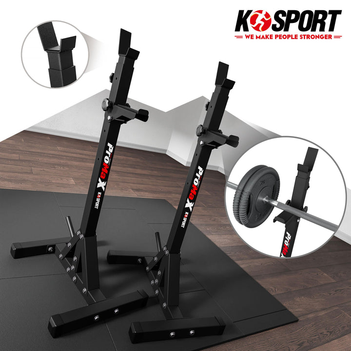 Squat Rack Stahl höhenverstellbar 250 kg für Home Gym - Bild 6