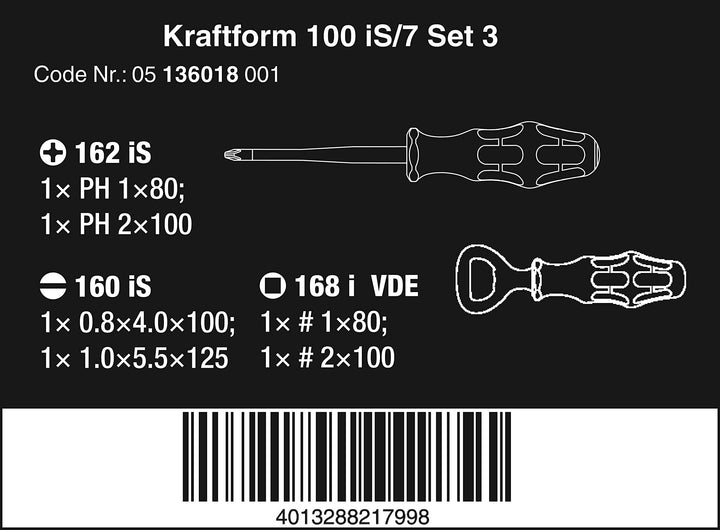 VDE-Schraubendreher-Set 6-teilig mit reduziertem Klingendurchmesser 1000V - Bild 2
