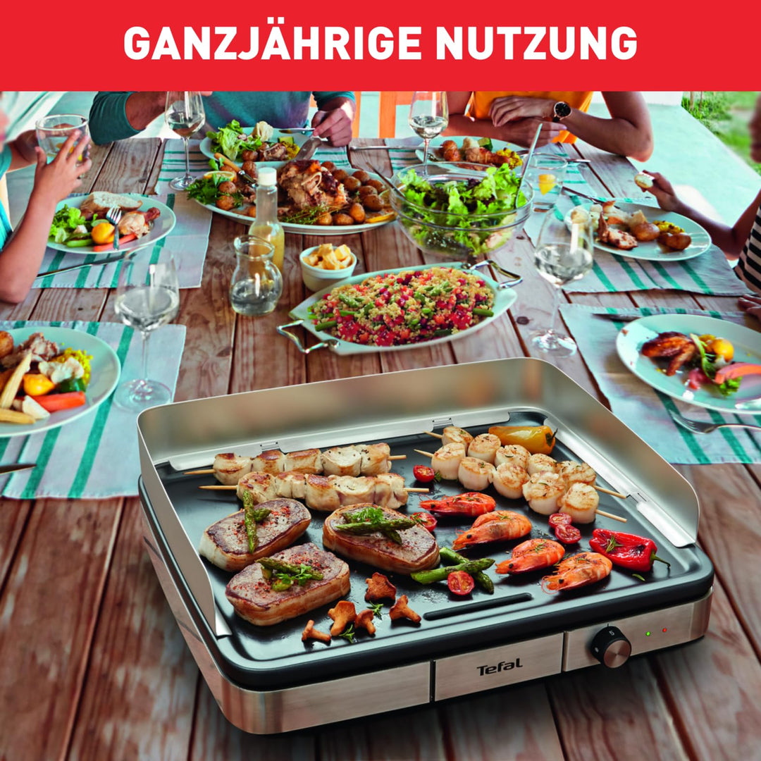 Elektro-Tischgrill Plancha XXL Antihaft 2300W für 10 Personen - Bild 3