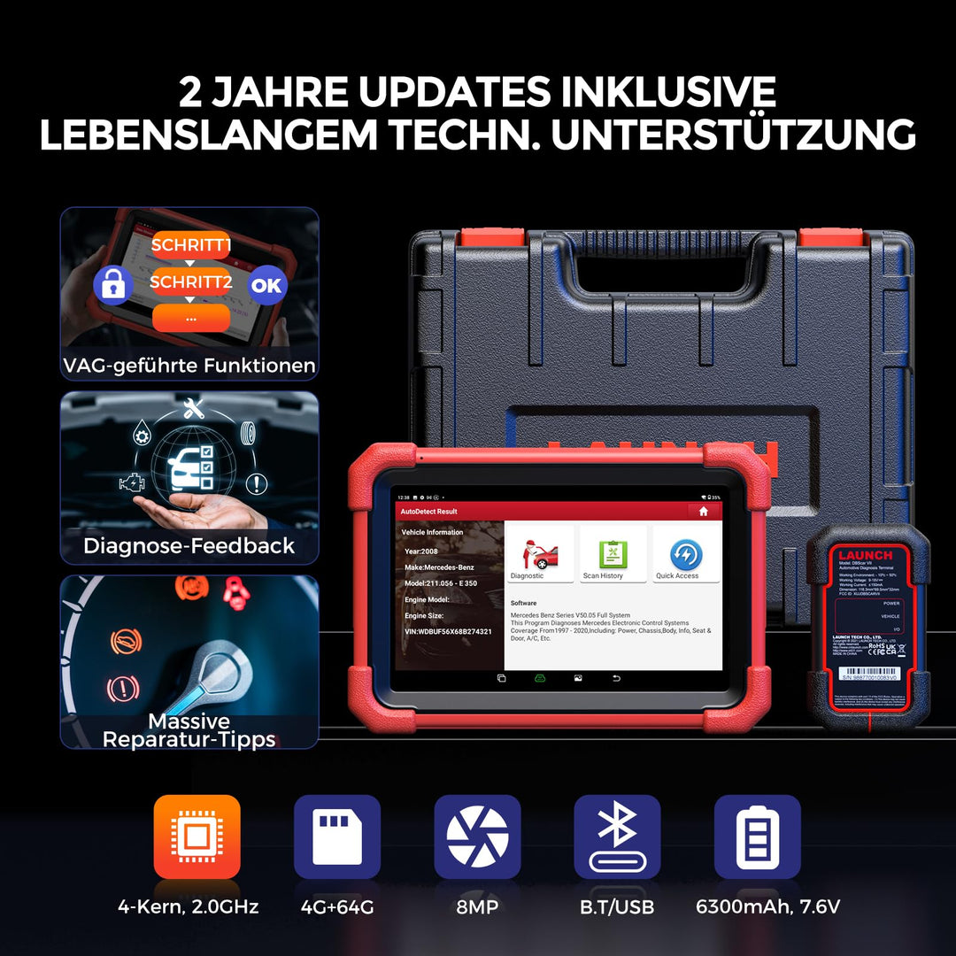OBD2-Diagnosegerät mit ECU-Codierung CANFD DoIP 45+ Funktionen - Bild 7