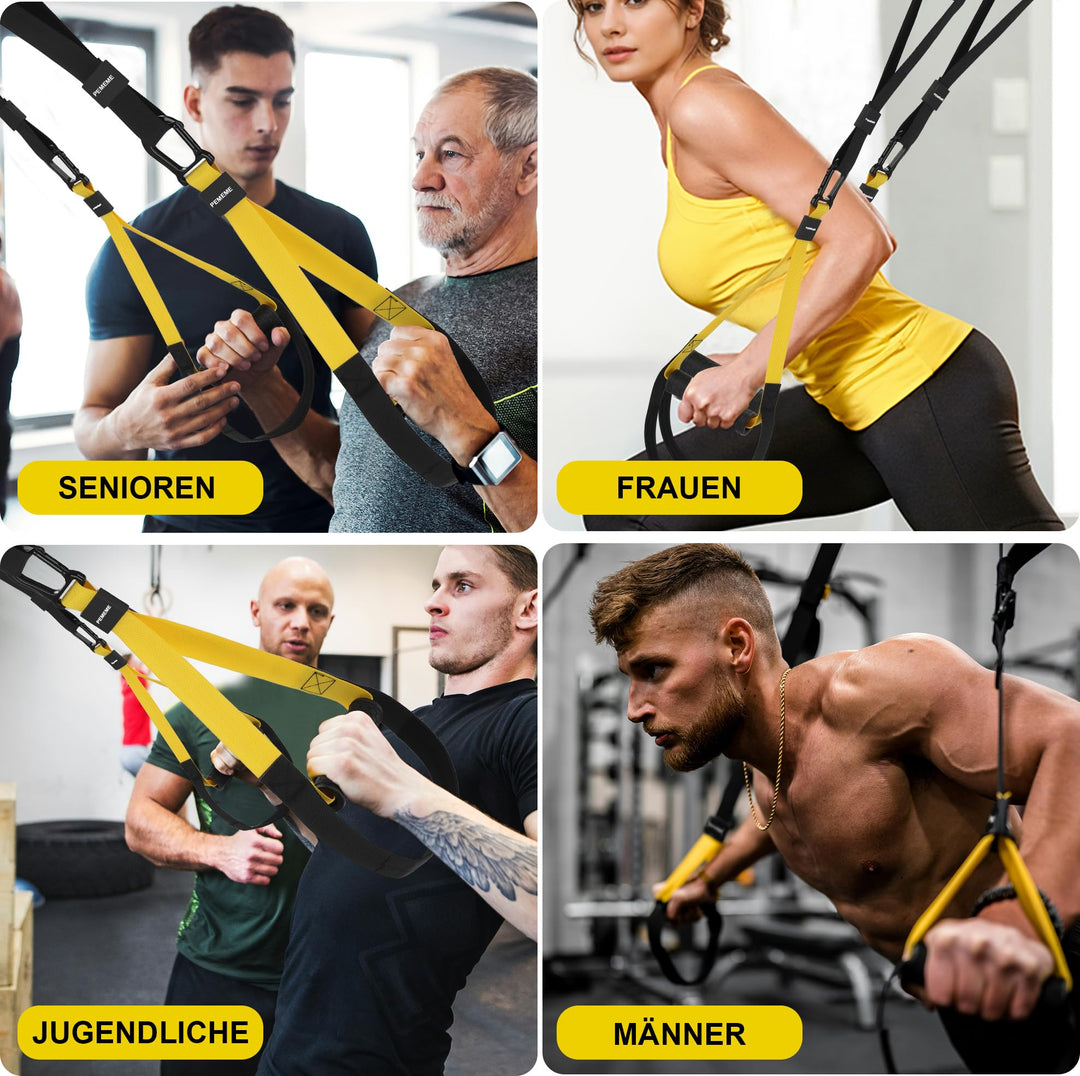 Schlingentrainer Set mit Türanker für Ganzkörpertraining - Bild 6