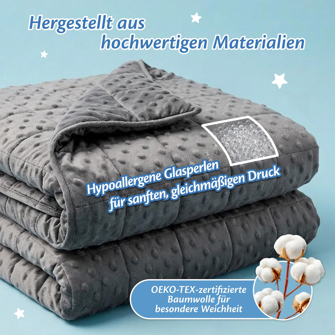 Gewichtsdecke Kinder 3,2 kg Therapiedecke 7-lagig 100x150 cm - Bild 6