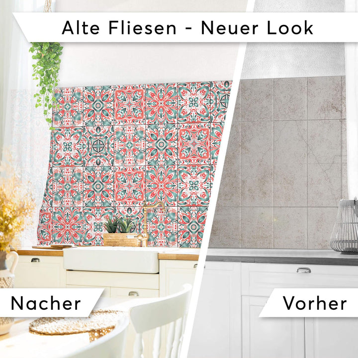 Mosaik Klebefliesen Vinyl selbstklebend 15x20 cm 18er-Set Küche Bad - Bild 3