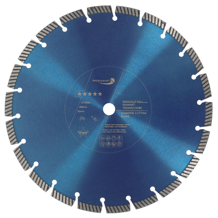 Diamant-Trennscheibe 300 mm x 20 mm für Kalksandstein und Granit