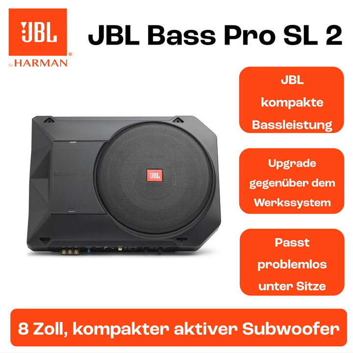 Untersitz-Subwoofer Auto 200mm 125W RMS mit Class-D-Verstärker - Bild 5