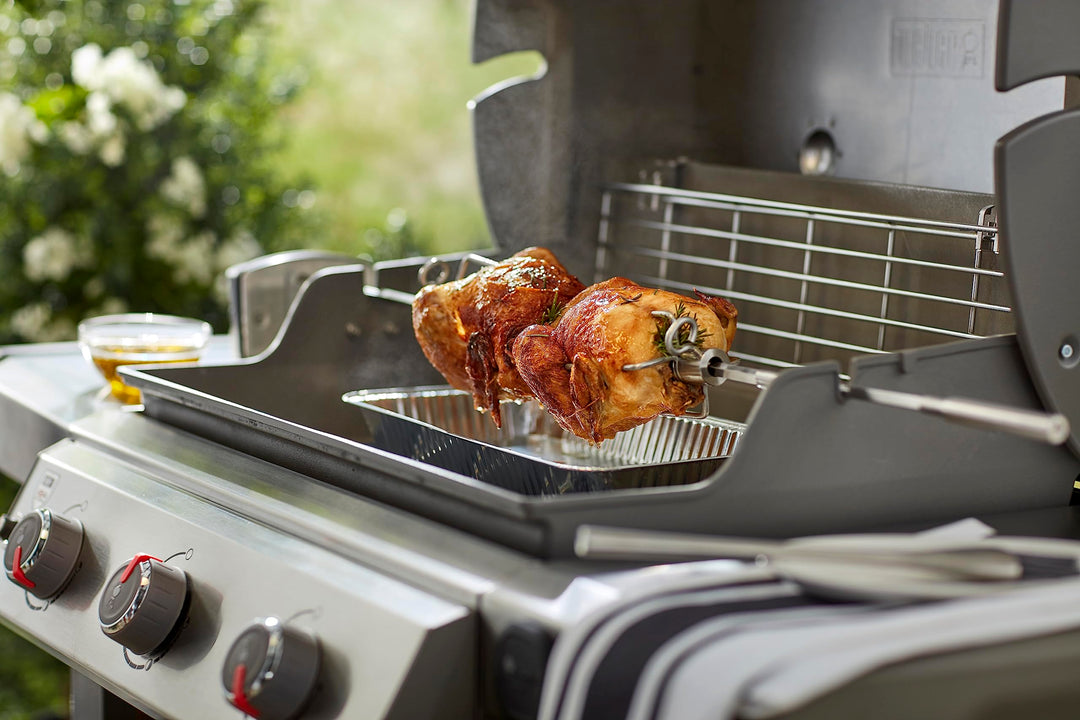 Drehspieß-Set Edelstahl für Spirit &amp; Searwood Grills bis 4,5 kg - Bild 4