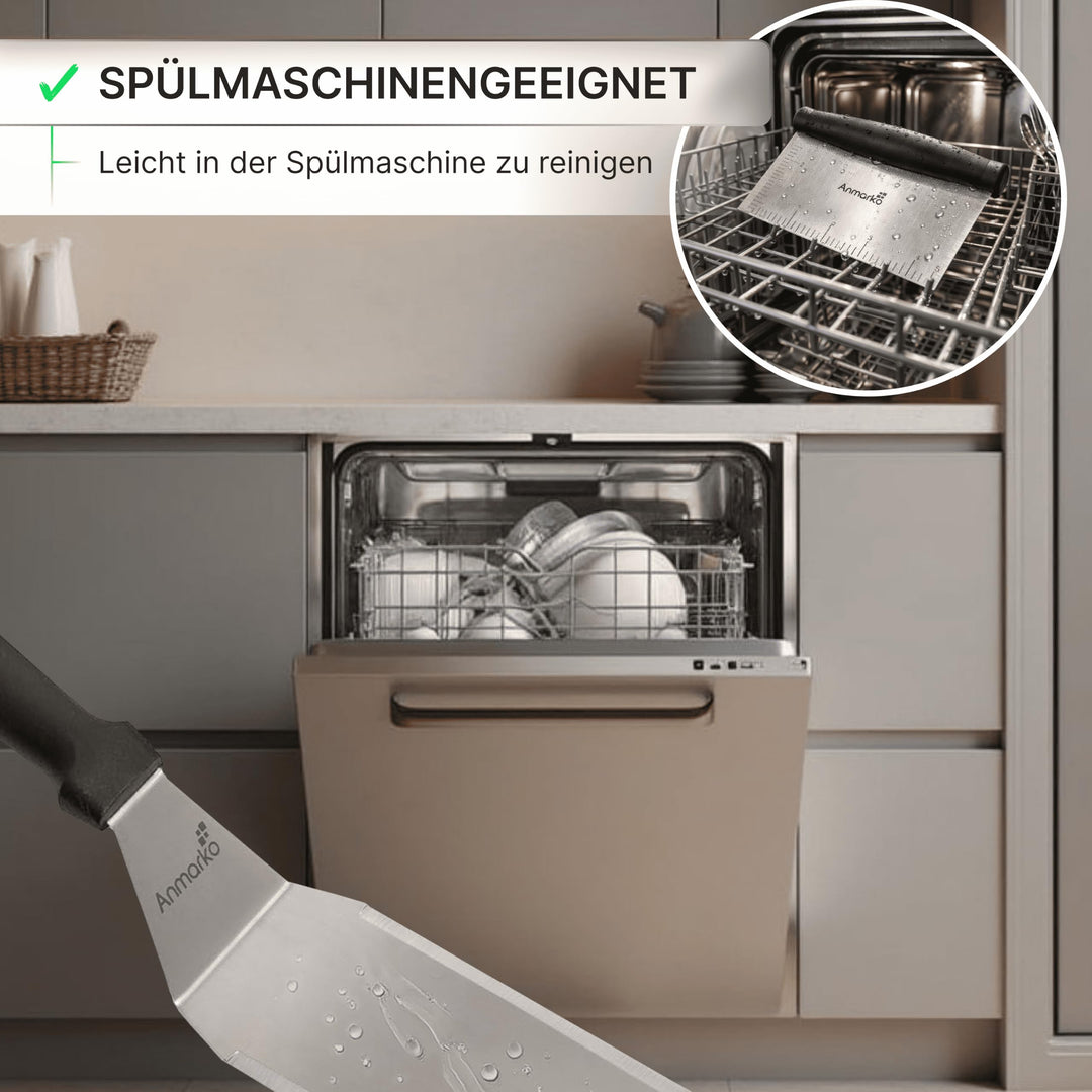 Pfannenwender-Set Edelstahl 3-teilig für Grill und Herd - Bild 10