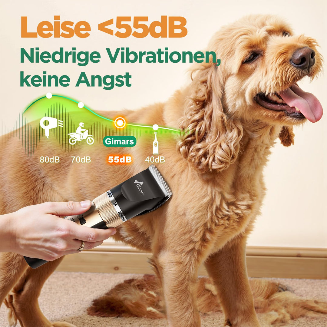 Hundeschermaschine 6-in-1 kabellos 7000 U/min mit Scheren-Set - Bild 4