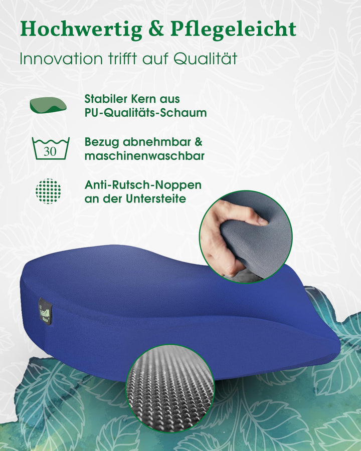 Orthopädisches Keilkissen Bürostuhl ergonomisch gegen Rückenschmerzen - Bild 4