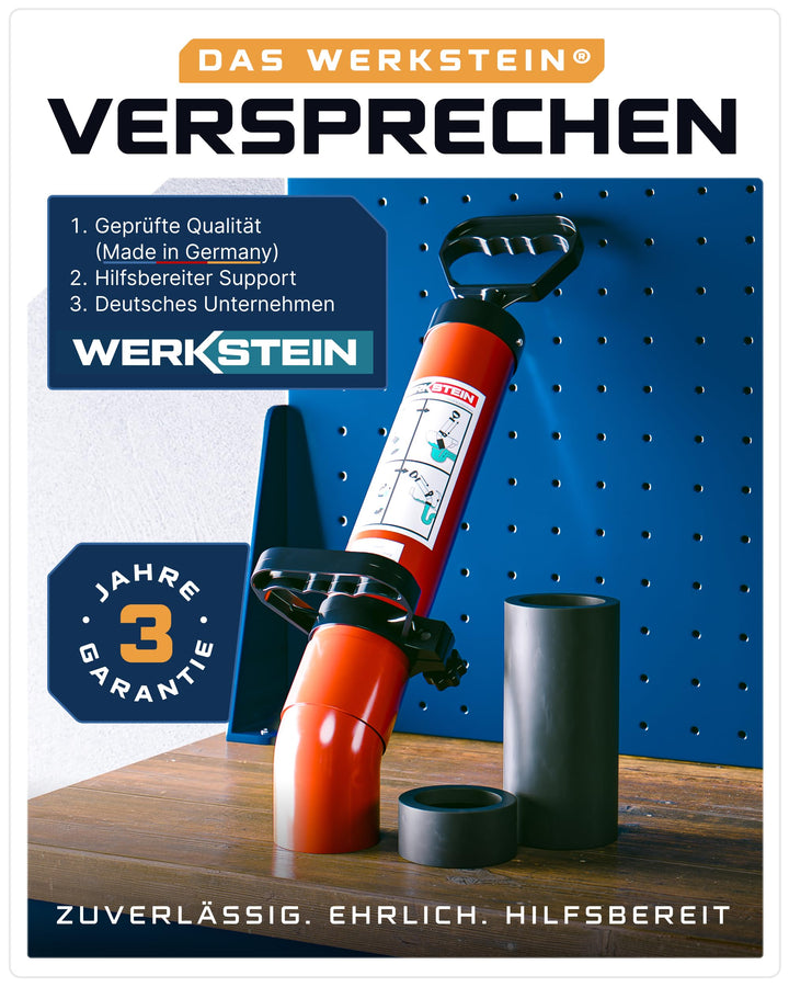 Rohrreinigungspumpe Druckluft ABS mit 2 Gummi-Adaptern für Abflüsse - Bild 6
