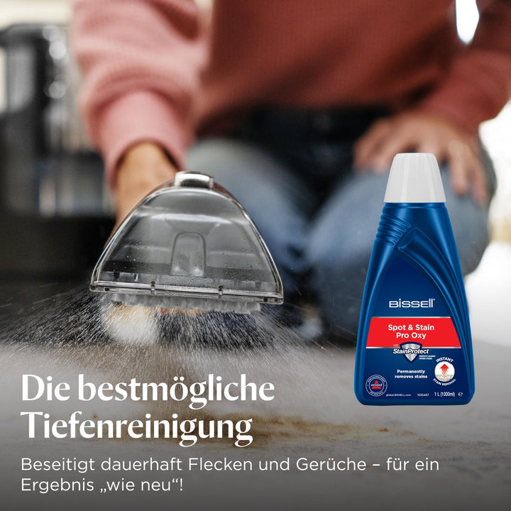 Teppich-Fleckenreiniger mit Hitzefunktion 1125W 16000 Pa Saugkraft