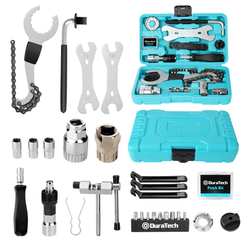 Fahrrad Reparaturset 31-teilig Chrom-Vanadium mit Werkzeugkoffer