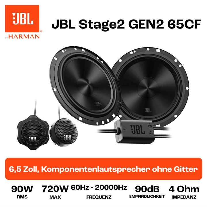 Auto Komponentenlautsprecher 165mm 2-Wege 90W RMS 720W max - Bild 6