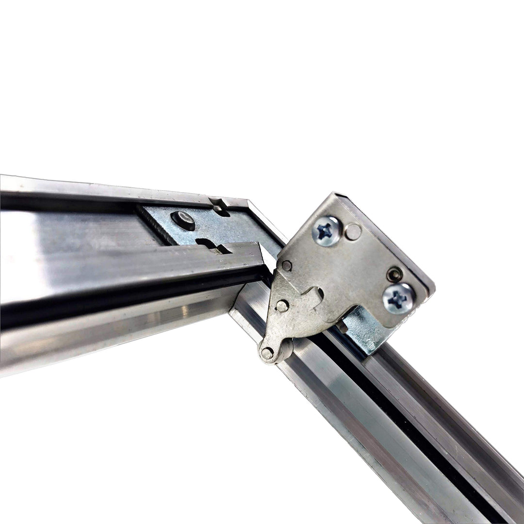 Revisionsklappe Stahl weiss lackiert 300x300 mm für Decke und Wand - Bild 4