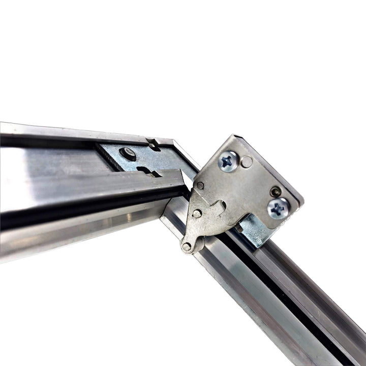 Revisionsklappe Stahl weiss lackiert 300x300 mm für Decke und Wand - Bild 4