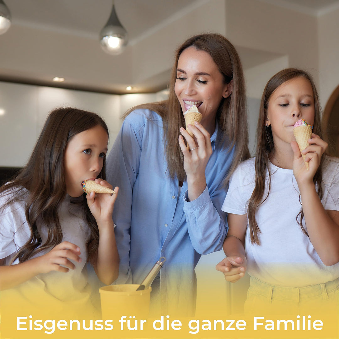 Eismaschine 3-in-1 Slush Frozen Yogurt Sorbet 1,5 L 150 W Schwarz - Bild 8