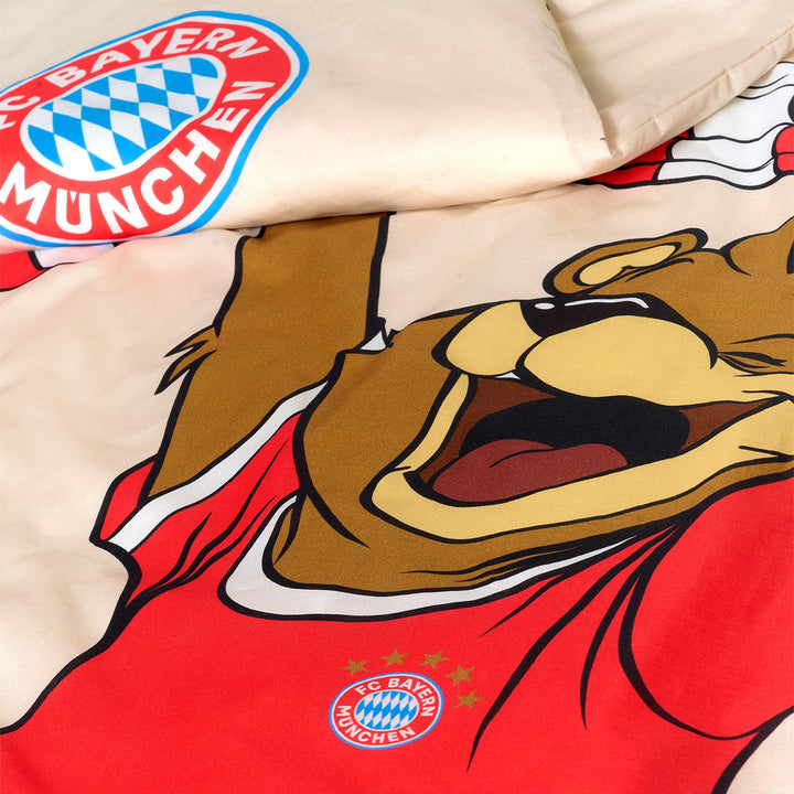 FC Bayern München Bettwäsche Berni 135x200 cm Baumwolle 2-teilig - Bild 3