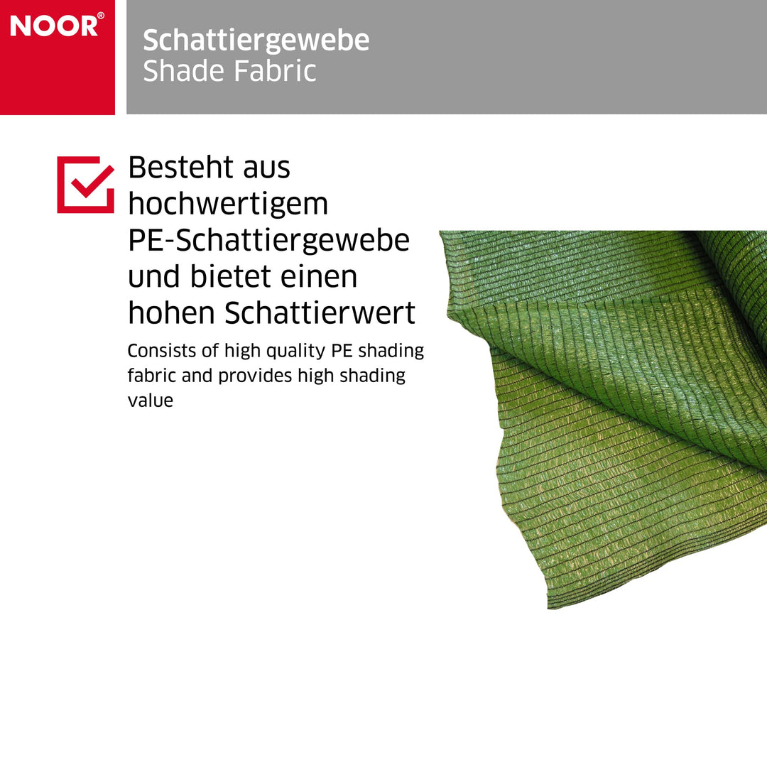Sichtschutznetz HDPE 120 g/m² blickdicht 150x1000 cm Dunkelgrün - Bild 2