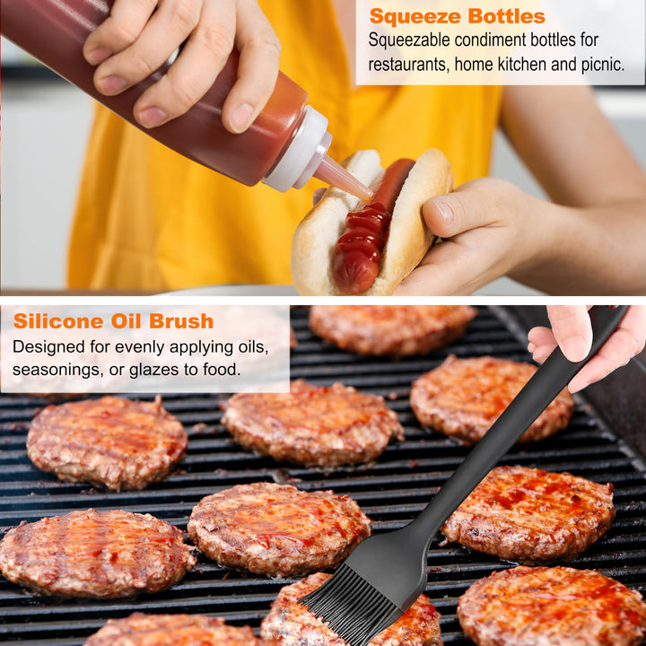 Grillzubehör Set Edelstahl 28-teilig mit Tragetasche für Plancha - Bild 5