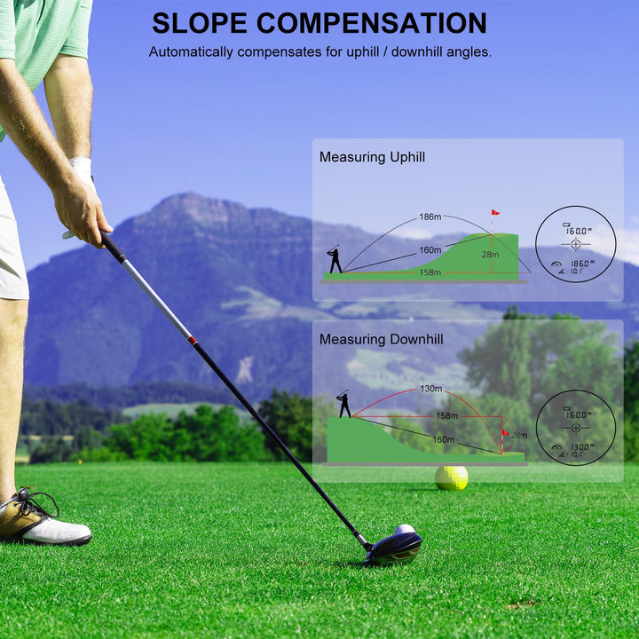 Golf-Entfernungsmesser 1200 Yards Slope-Modus USB-C Akku - Bild 5