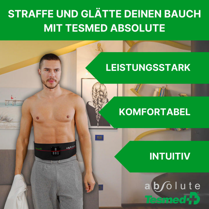 EMS Bauchmuskeltrainer Gürtel kabellos 99 Stufen wiederaufladbar - Bild 2