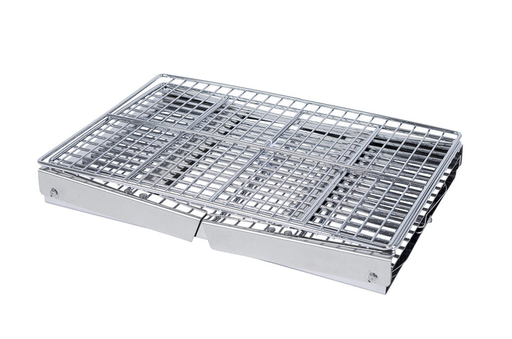 Campinggrill Edelstahl klappbar 33x22,5x27,5 cm für Reisen - Bild 4