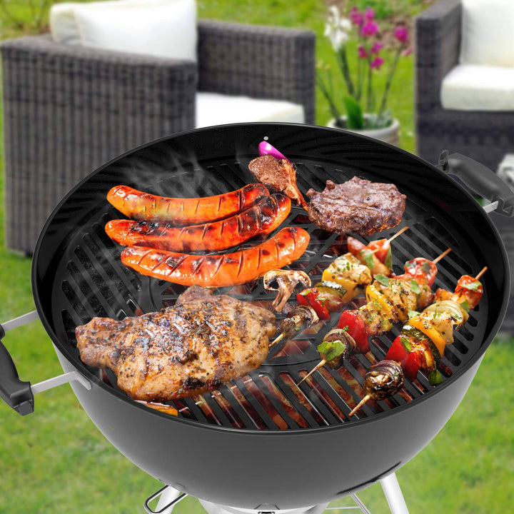 Gusseisen Grillrost-Set für 57cm Kugelgrill 2-teilig emailliert - Bild 4