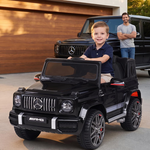 Kinder Elektroauto Mercedes AMG G63 12V Lizenziert Schwarz 3-6 Jahre