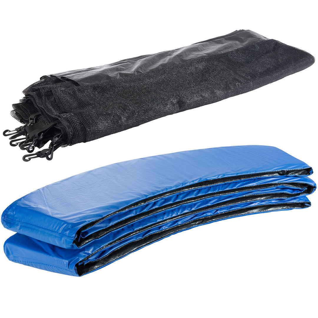 Trampolin Sicherheitsnetz mit Randabdeckung 244/305 cm 6 Stangen - Bild 7