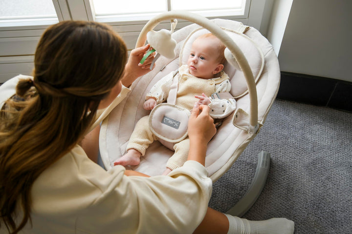 Babywippe elektrisch mit Bluetooth &amp; Fernbedienung bis 9 kg - Bild 2
