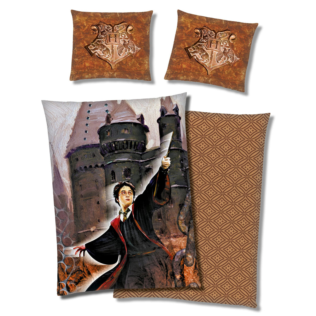 Fleece Bettwäsche-Set 2-teilig Harry Potter Wendemotiv 135x200 - Bild 7