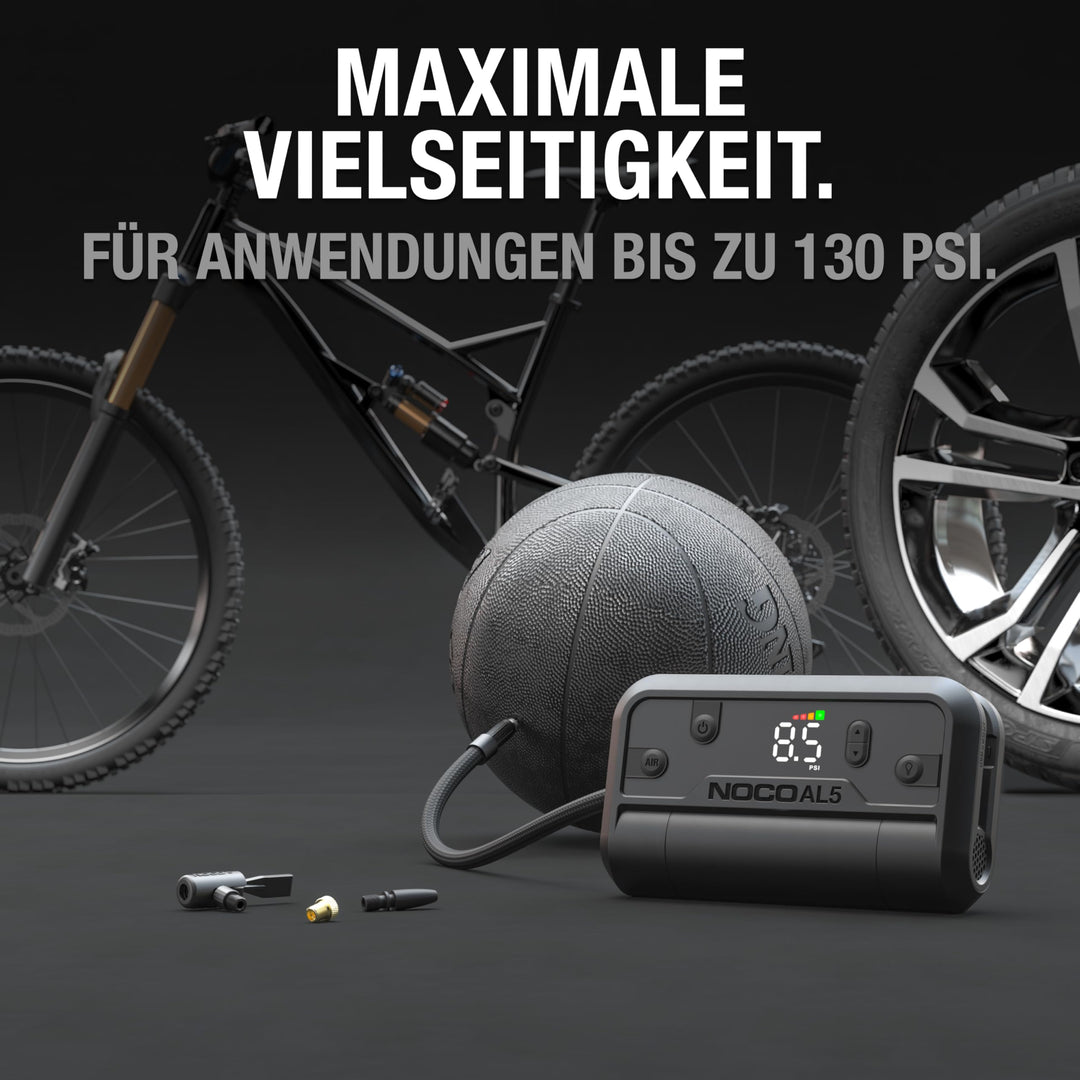 Akku-Luftkompressor 5A kabellos 17 SLPM für Auto Fahrrad Sport - Bild 7