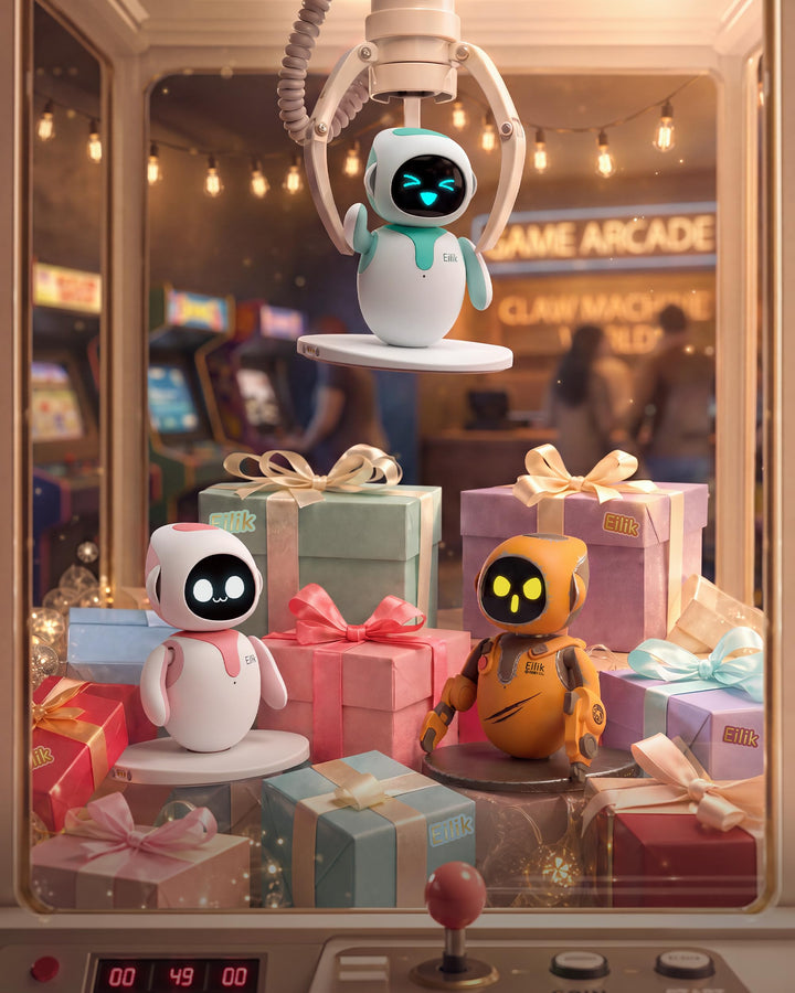 Desktop-Begleitroboter mit Emotionen Multi-Roboter-Interaktion Blau - Bild 7