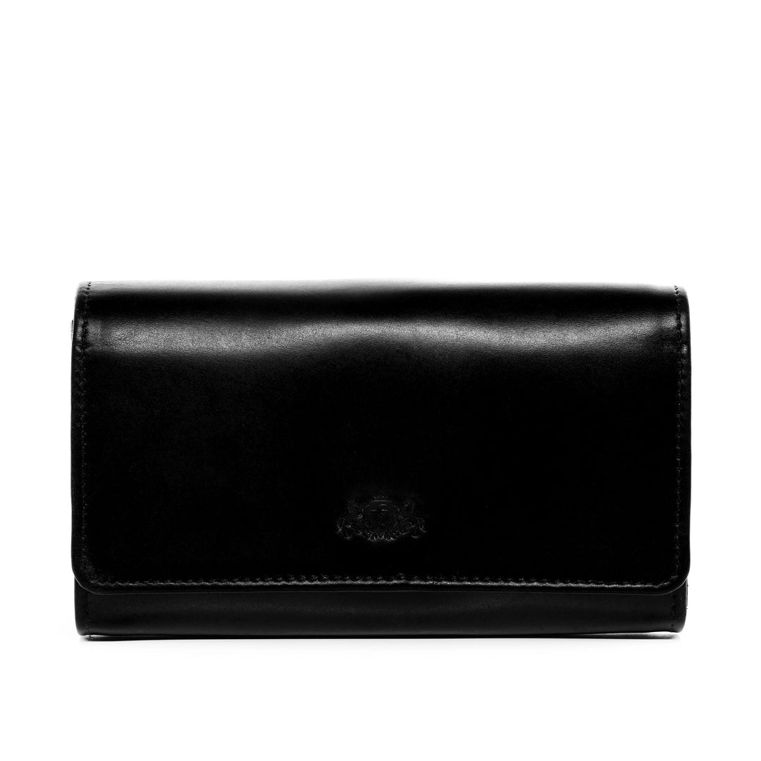 Kellner-Geldbörse mit Holster Echtleder schwarz 13x22x6 cm - Bild 5