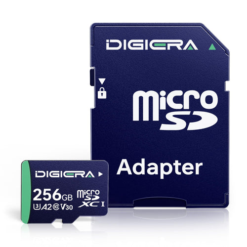 microSDXC Speicherkarte 256 GB A2 V30 UHS-I mit SD-Adapter