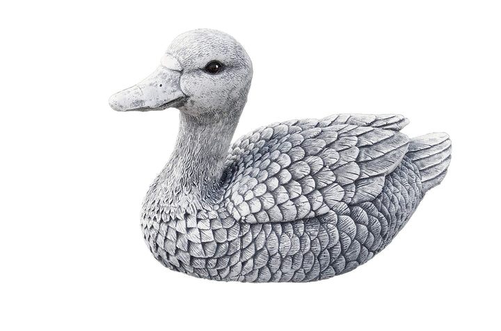 Enten-Steinfigur Steinguss handgefertigt frostfest 20x29x16 cm