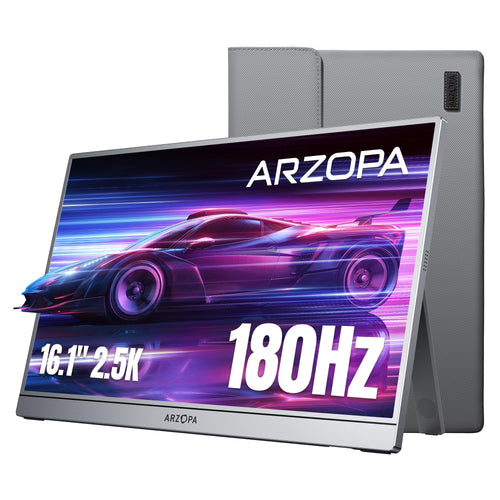 Tragbarer Monitor 16,1 Zoll 2,5K QHD 180 Hz HDR10 fuer Gaming