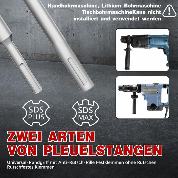 Bohrkronen-Set Hartmetall 7 Grössen SDS Plus &amp; Max für Beton Mauerwerk - Bild 6