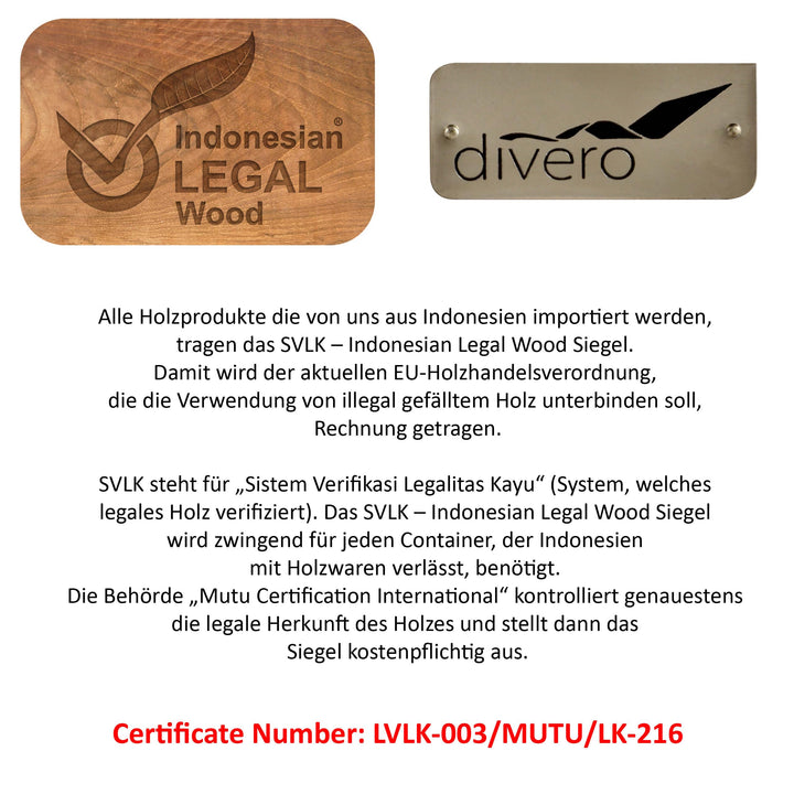 Klappstuhl Teakholz 4er-Set klappbar für Garten und Balkon - Bild 7