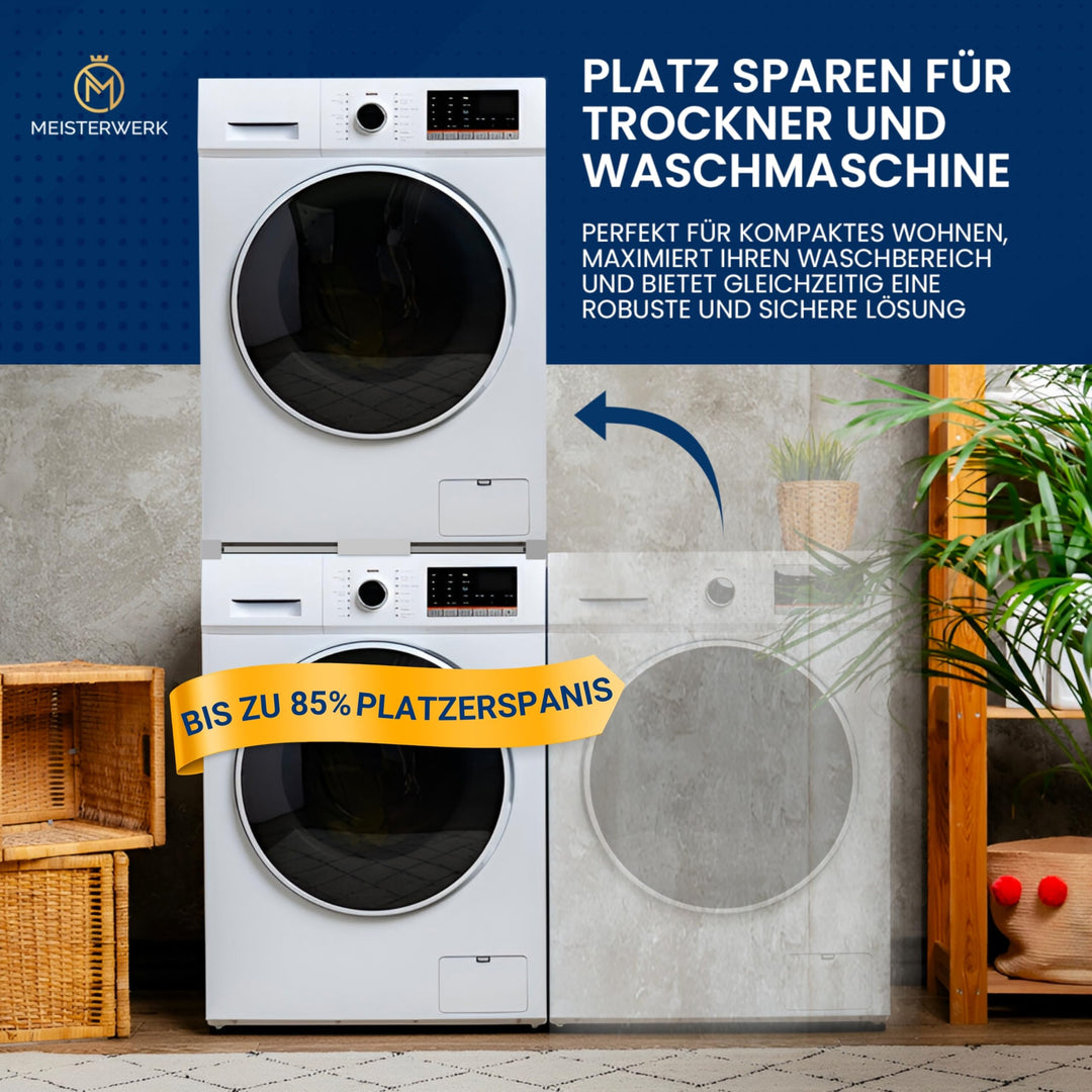 Zwischenbaurahmen Waschmaschine Trockner 60cm mit Abstellfläche - Bild 6