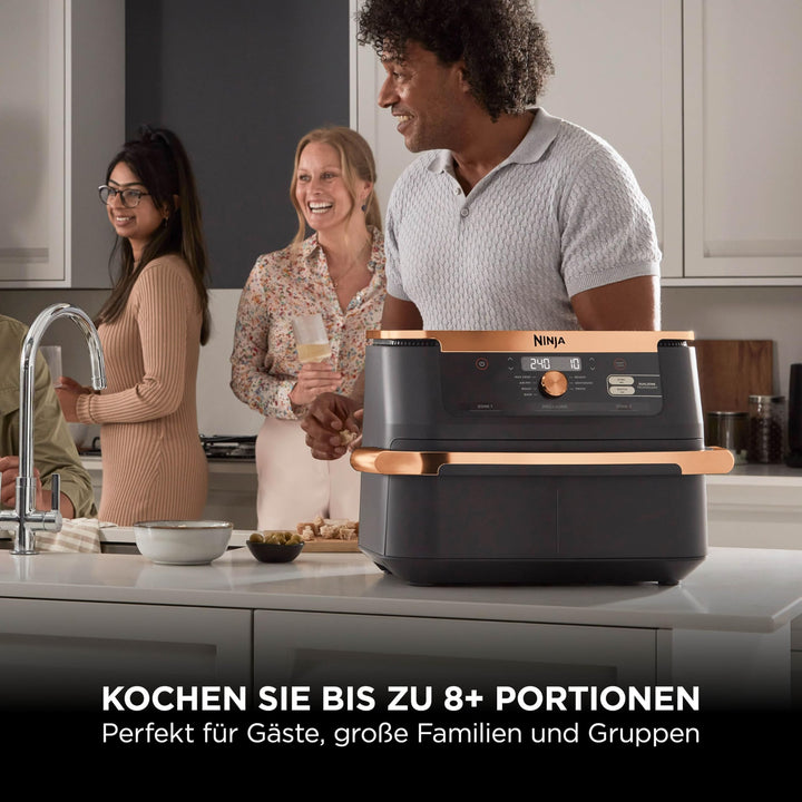 Heissluftfritteuse Dual Zone 10,4 L FlexDrawer fuer 8+ Personen - Bild 10