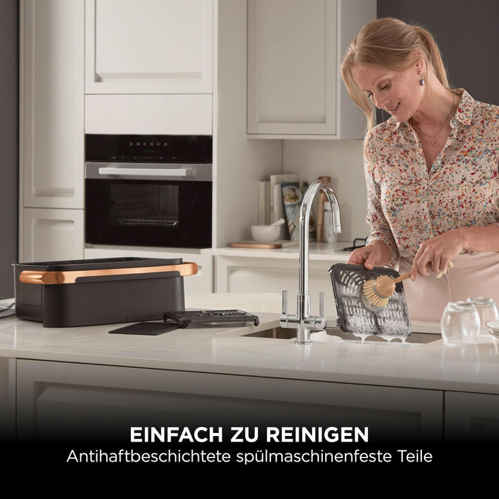 Heissluftfritteuse Dual Zone 10,4 L FlexDrawer fuer 8+ Personen