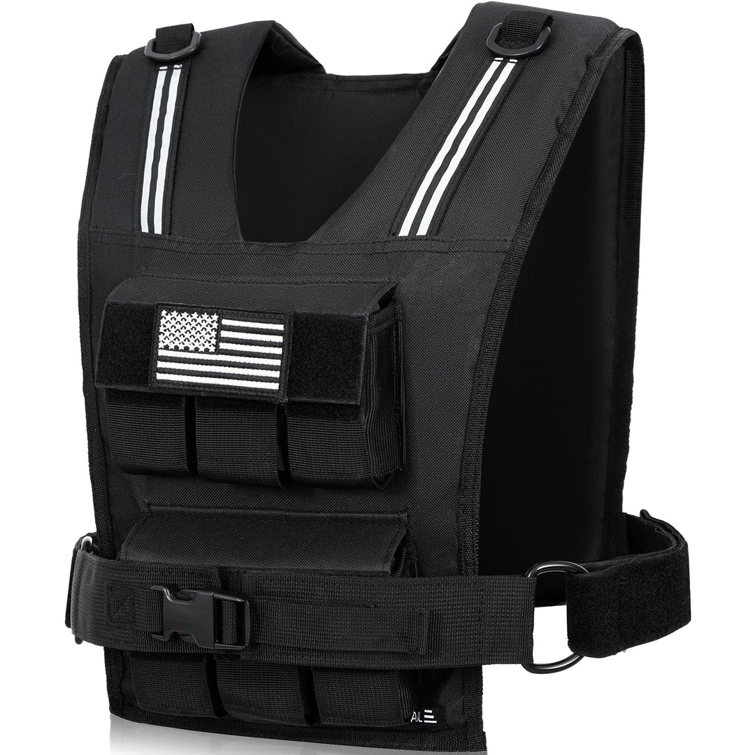 Gewichtsweste 14 kg mit abnehmbaren Gusseisen-Platten, Unisex
