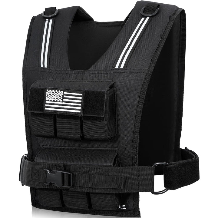 Gewichtsweste 14 kg mit abnehmbaren Gusseisen-Platten, Unisex