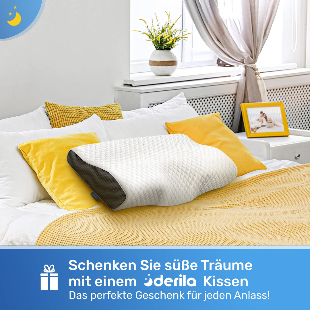 Memory Foam Nackenkissen Schmetterling für alle Schlafpositionen - Bild 7