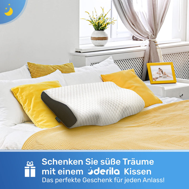 Memory Foam Nackenkissen Schmetterling für alle Schlafpositionen - Bild 7