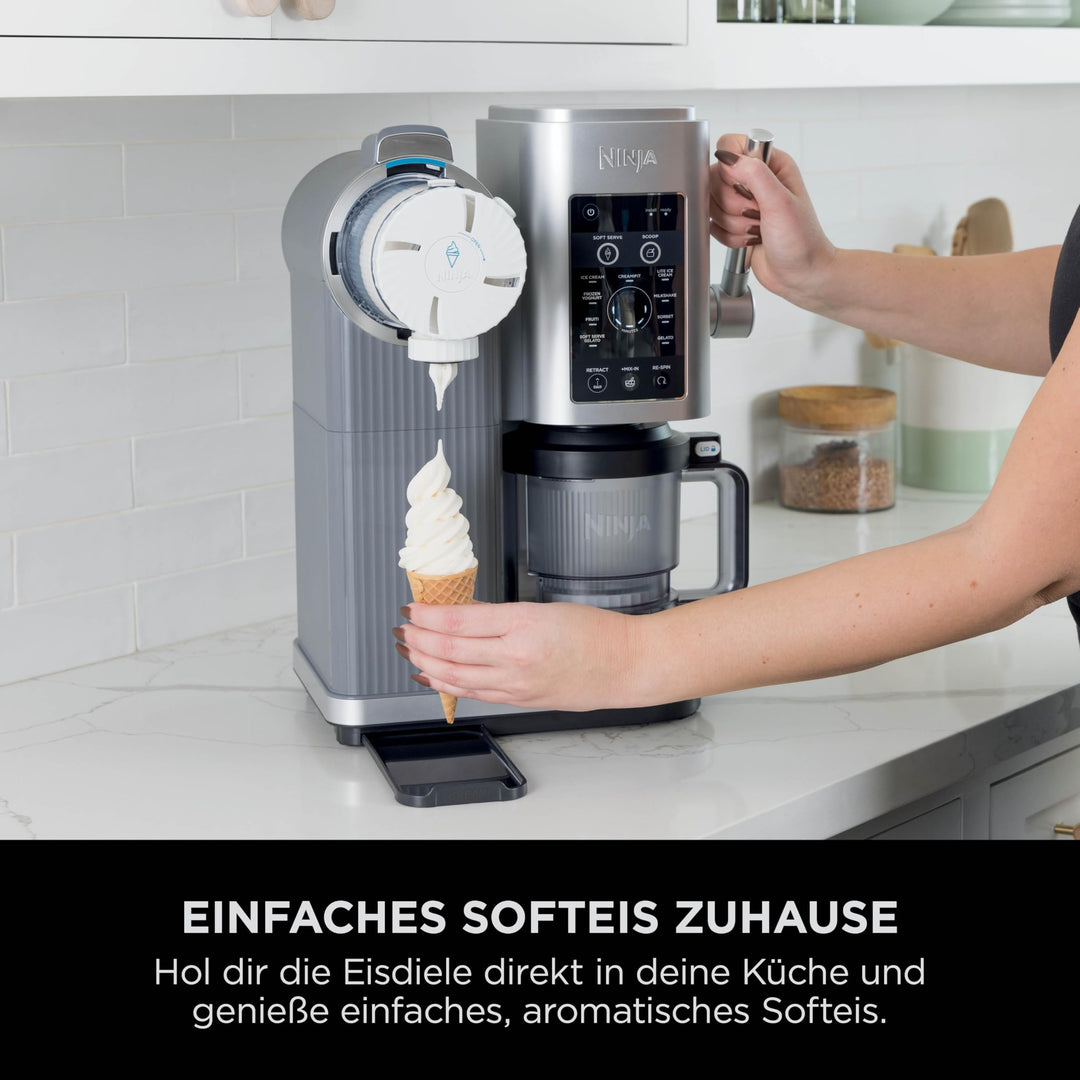 Eismaschine 2-in-1 mit 13 Programmen, 2x480ml Behälter Platinsilber - Bild 7