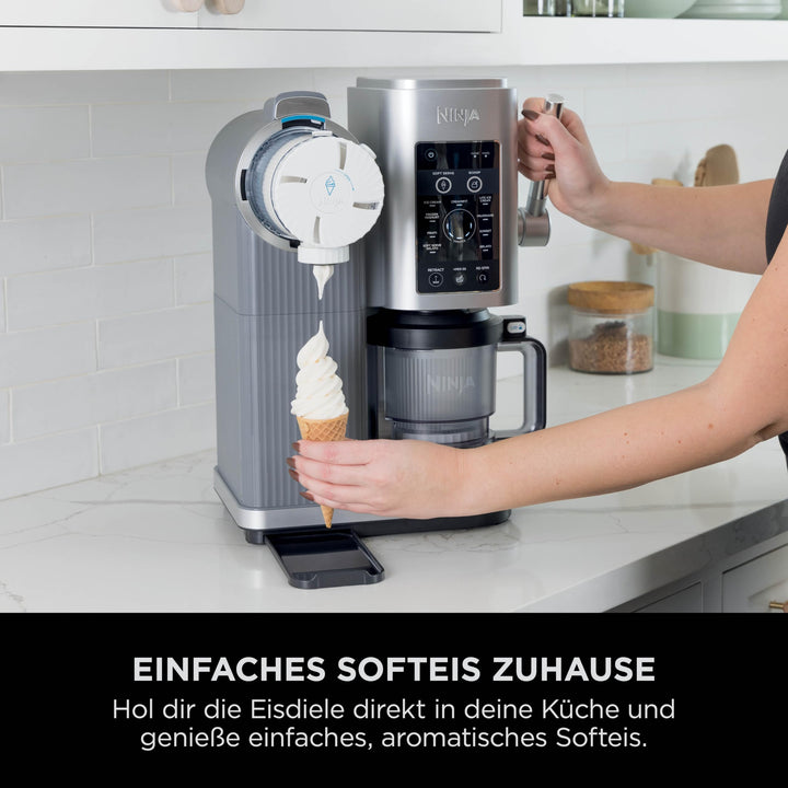 Eismaschine 2-in-1 mit 13 Programmen, 2x480ml Behälter Platinsilber - Bild 7
