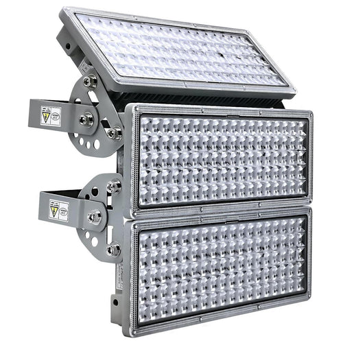 LED Flutlicht 300W 42000lm 6500K IP67 Dreifach-Modul 180° schwenkbar