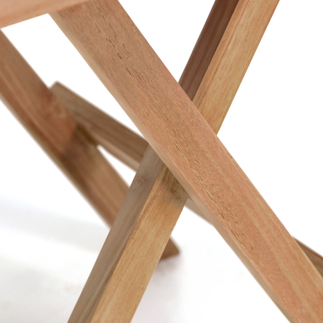 Klapptisch Teakholz quadratisch 50x50 cm für Balkon und Terrasse - Bild 5